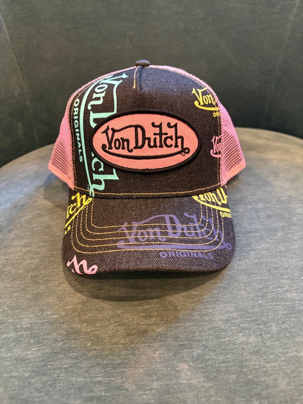 Fabulous Von Dutch Pink & Black Trucker Hat - New With Tags!